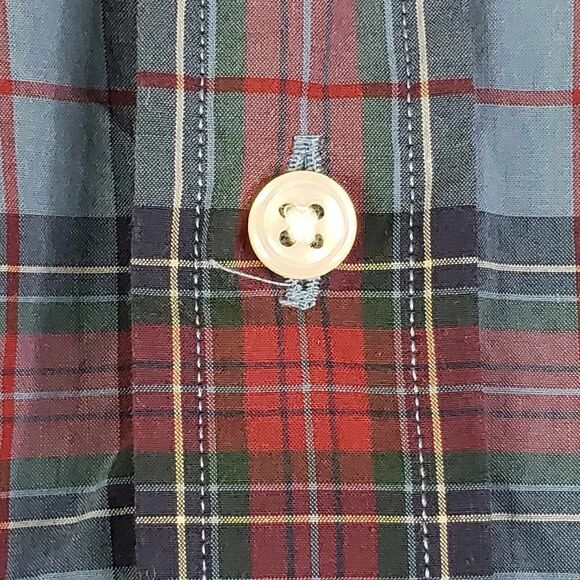 Polo Ralph Lauren Shirt Oxford Button Down LS Mens Size Medium Plaid Classic - Picture 4 of 13
